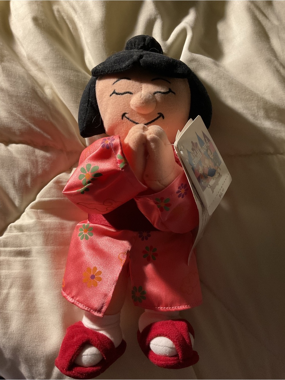 NWT Vintage Disney Japanese Girl from Its A Small World Plush Doll Collection